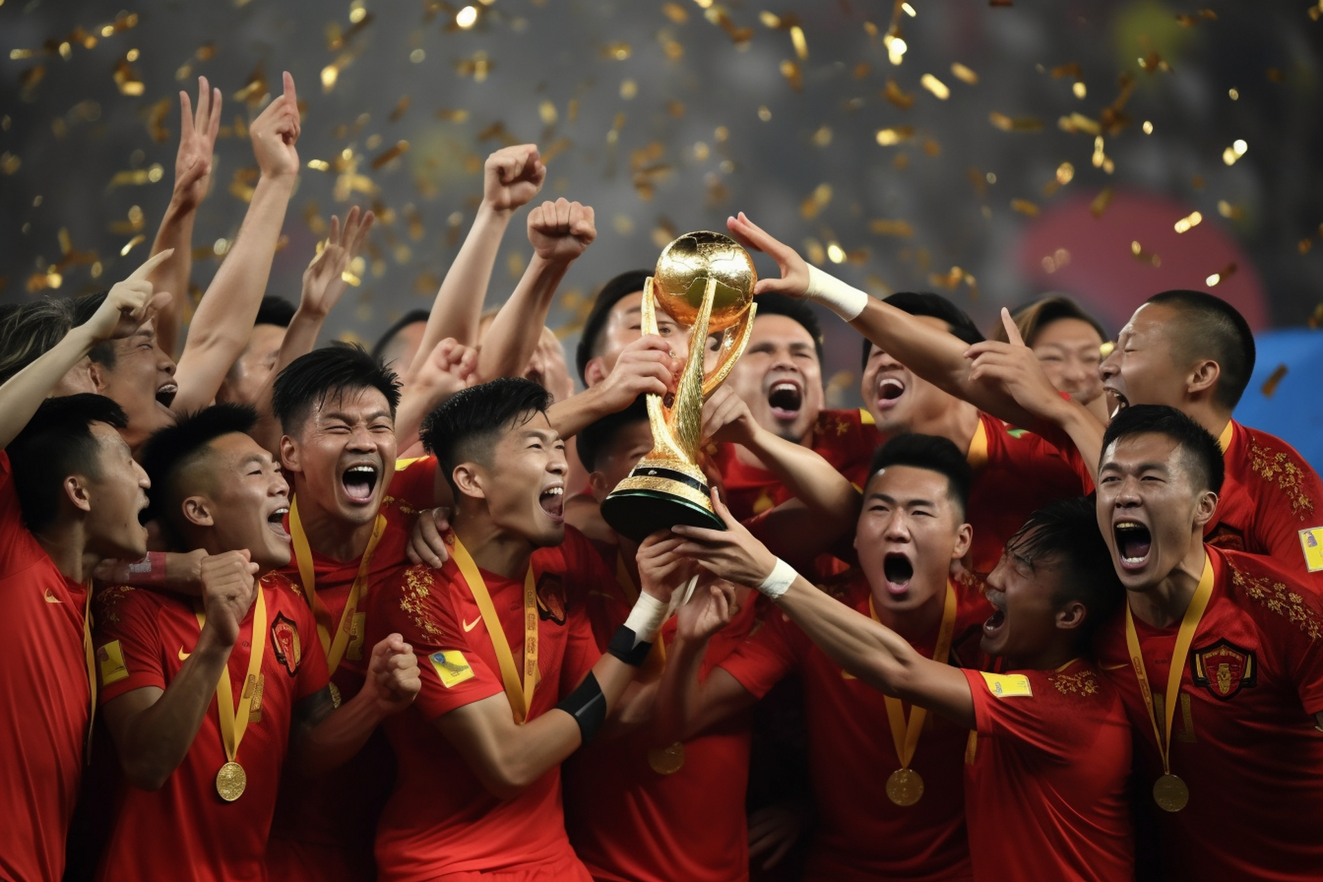 国内足球职业赛场上精彩纷呈，观众沸腾欢呼的简单介绍